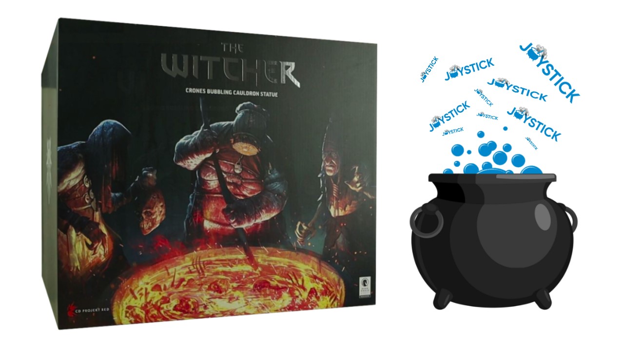 The Witcher 3: Wild Hunt Crones Bubbling Cauldron Statue Unboxing - Limited Edition 500 Распаковка и Обзор